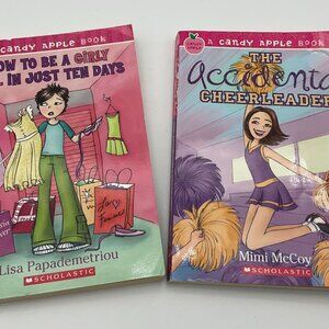 Pair of Scholastic Candy Apple Books Short Stories for Middle Schoolers Fiction